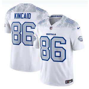 Mens Youths Kids Womens Dalton Kincaid White Jersey Vapor Stitched